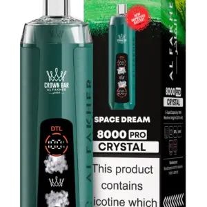 Al Fakher Crystal 8000 Puffs Vape Dual Mode Smart Screen
