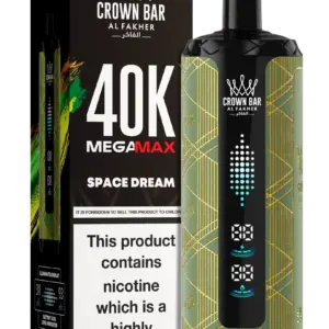 Al Fakher Crown Bar Mega Max 40000 Puffs Vape Smart Display